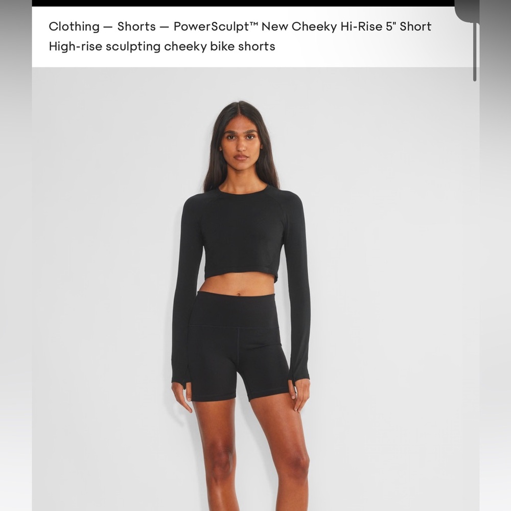 PowerSculpt™ New Cheeky Hi-Rise 5" Short
High-rise sculpting cheeky bike shorts